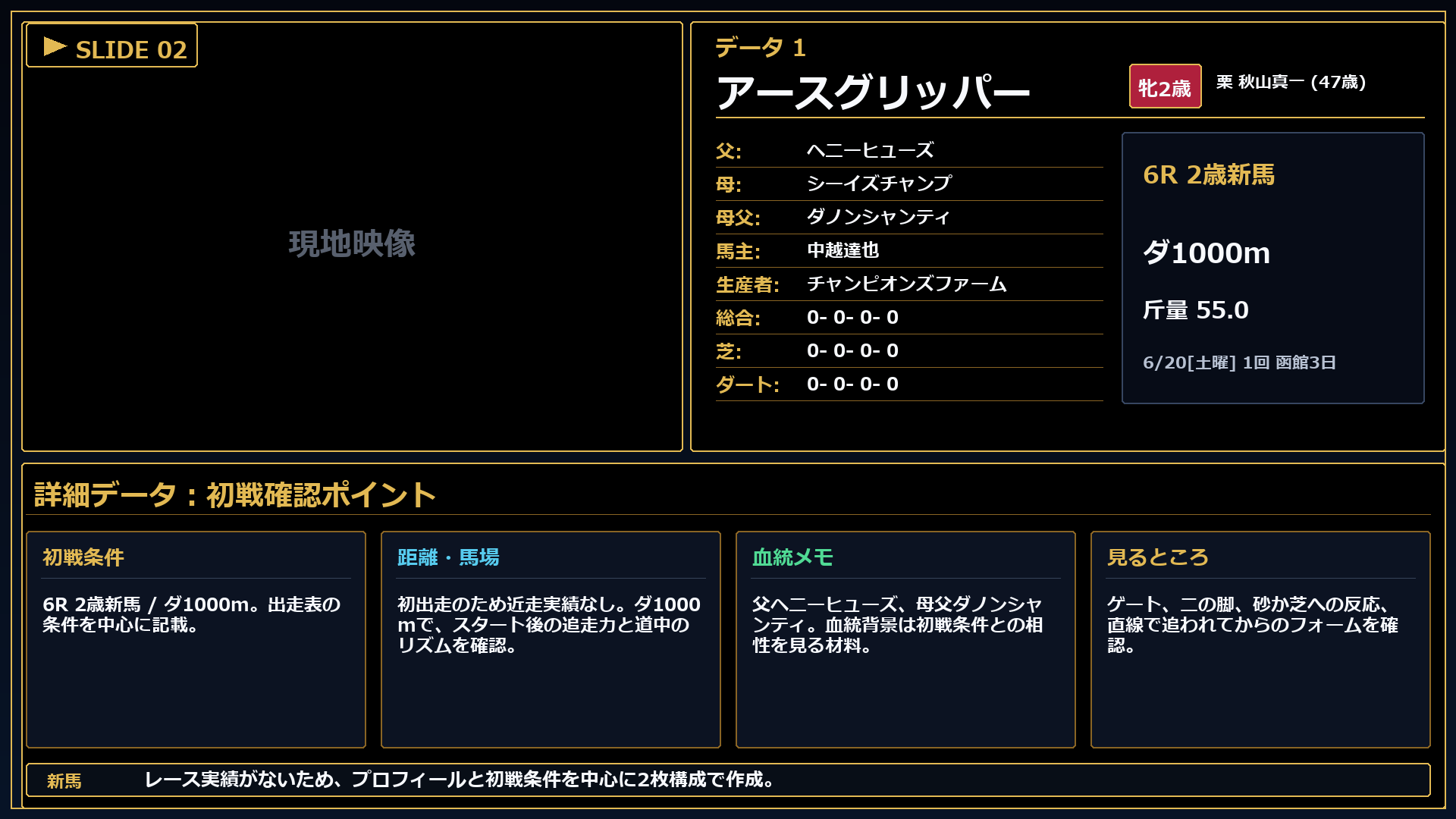 アースグリッパー レースコメント