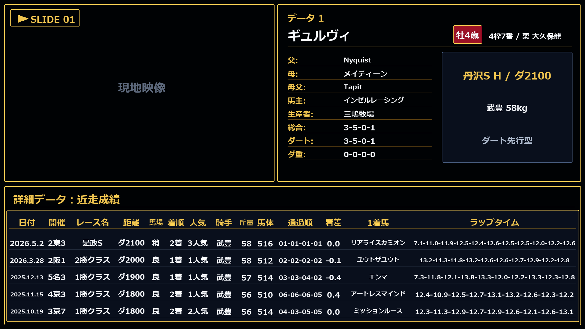 ギュルヴィ プロフィール