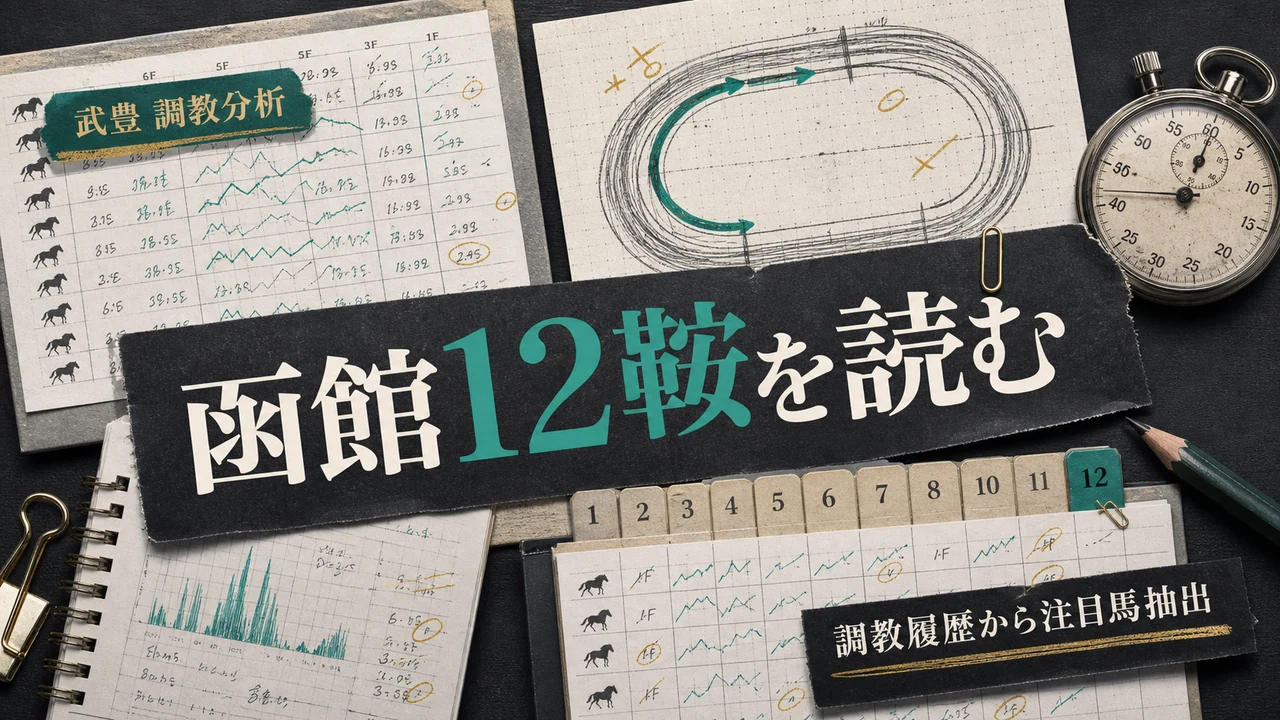武豊騎手 函館12鞍 調教履歴から見る注目馬整理｜2026年7月11日・12日