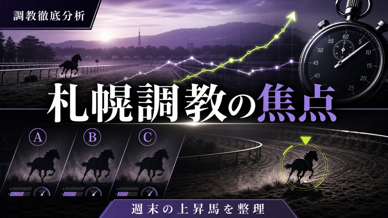 武豊騎手11鞍×調教徹底分析｜2026年7月25日・26日 札幌